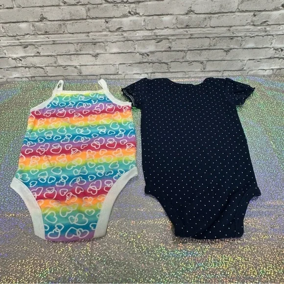 Girls Summer Clothes Size 6-9, 6-12 Months Lot of 9 Tops Shorts Pants 1 Piece - Picture 5 of 10